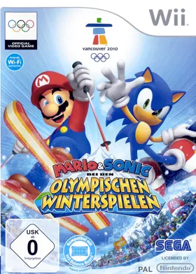 Mario & Sonic at the Olympic Winter Games box cover front